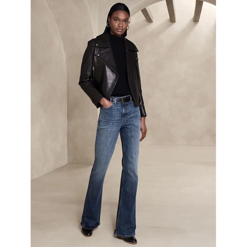 Banana Republic Dark Blue Flare Jeans